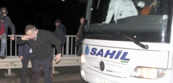 ​Le bus de Besiktas attaqué