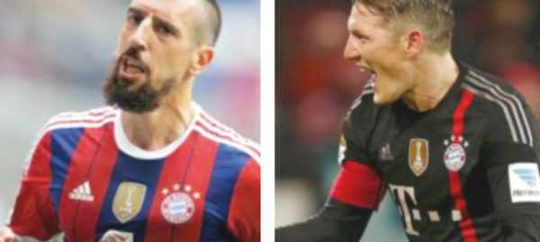 ​Le Bayern sans Ribéry ni Schweinsteiger à Porto