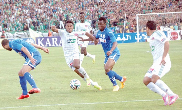 ​La défense du Raja gâche la fête  de ses supporters au derby maghrébin