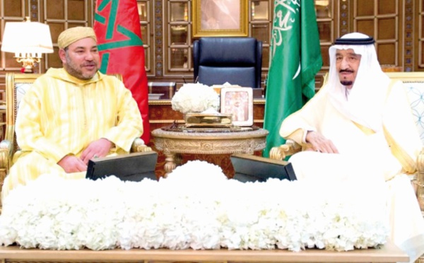 ​LL.MM Mohammed VI et Salman Ben Abdelaziz déterminés à consolider  les relations maroco-saoudiennes