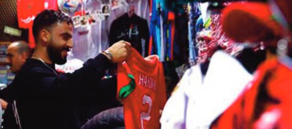 Fort engouement pour les maillots de la sélection nationale de football