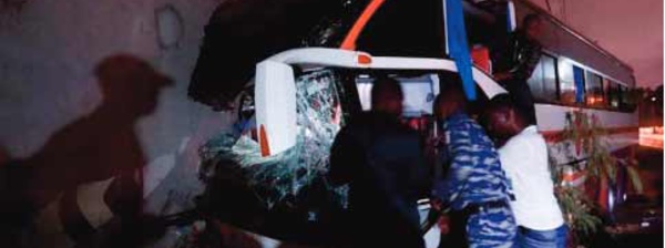 Des blessés dans l’accident d'un bus transportant des journalistes