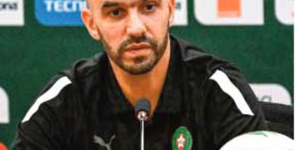 Walid Regragui: C'est mon échec, pas celui des joueurs