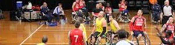 ​Coup d'envoi du tournoi de  basketball sur fauteuils roulants