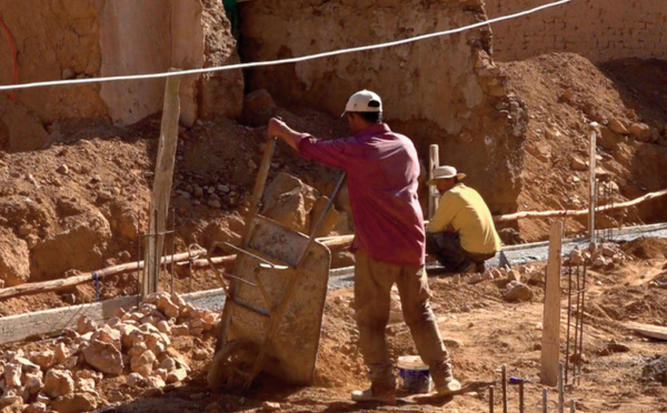 Opération de reconstruction post-séisme sous le signe de la détermination et de l'engagement continu à la commune d’Adassil