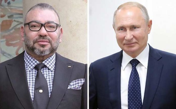 SM le Roi félicite M. Vladimir Poutine à l’occasion de sa réélection Président de la Fédération de Russie