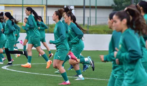La sélection marocaine féminine U20 en stage