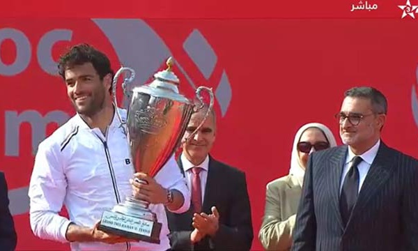 Matteo Berrettini remporte la 38ème édition du Grand Prix Hassan II de tennis