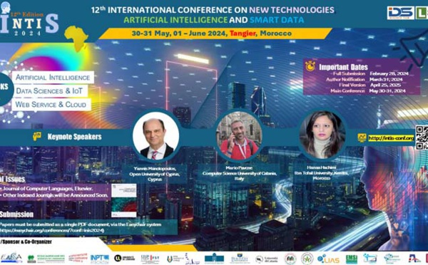 INTIS 2024 : La 12ème Conférence internationale sur les nouvelles technologies en mai à Tanger