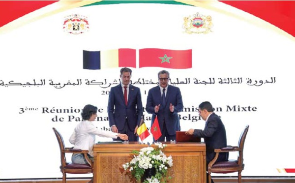 Le Maroc et la Belgique se félicitent de la signature de deux mémorandums d'entente et d'une feuille de route de coopération