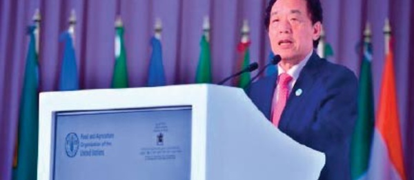 Qu Dongyu : Le Maroc dispose d'une expérience riche à partager avec les autres pays en matière de gestion hydrique