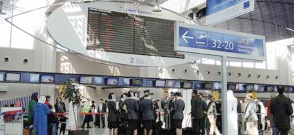 Baisse du trafic aérien des passagers à l'aéroport Mohammed V