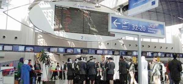 Baisse du trafic aérien des passagers à l'aéroport Mohammed V