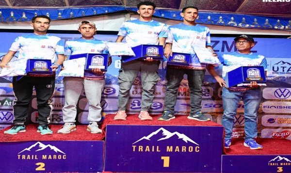 6ème Ultra Trail Amizmiz. Les athlètes marocains dominent la course de 74 km