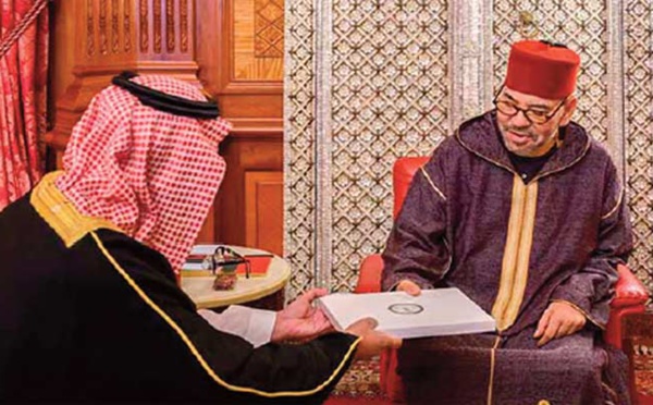 SM le Roi reçoit SAR le Prince Turki Ben Mohammed Ben Fahd Ben Abdelaziz Al Saoud, émissaire du Serviteur des Lieux Saints de l’Islam, porteur d’un message au Souverain