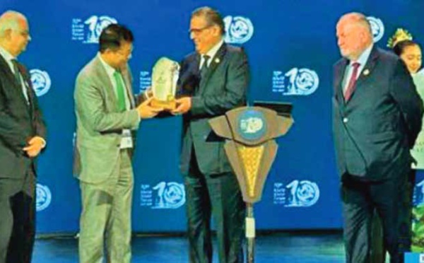 Le " ème Grand Prix mondial Hassan II de l'eau décerné à la FAO