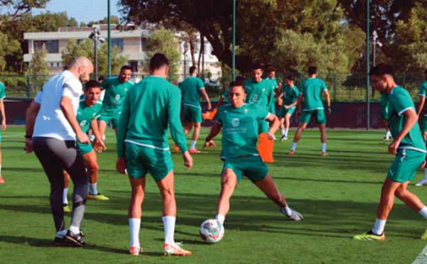 Le Onze national à pied d’œuvre au Complexe Mohammed VI de football