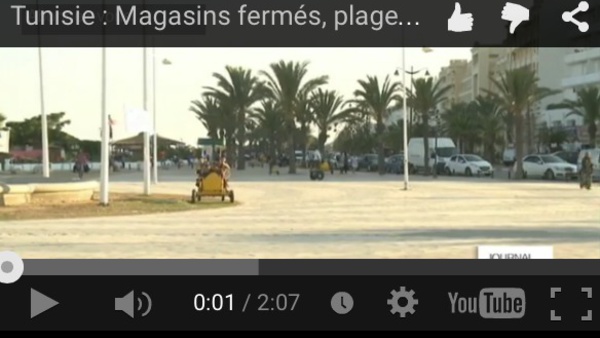 Tunisie : Magasins fermés, plages abandonnées... les touristes pas au rendez-vous