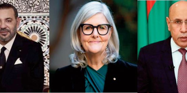 SM le Roi félicite Mme Samantha Mostyn à l'occasion de son investiture gouverneur général du Commonwealth d'Australie et M.Mohamed Ould Cheikh El Ghazouani suite à sa réélection président de la République islamique de Mauritanie