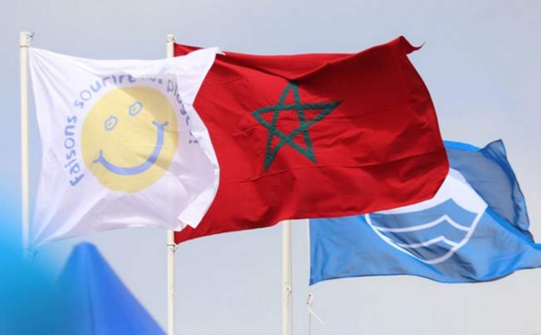 La plage de Bouznika hisse le Pavillon bleu pour la 18ème année consécutive