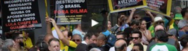 Brésil : Manifestations monstres contre Dilma Rousseff