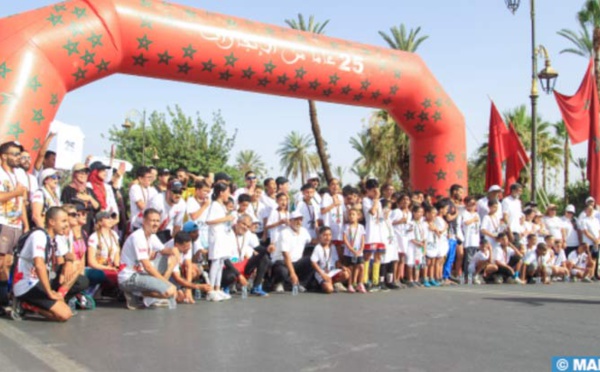 La Caravane nationale de sport de masse fait escale à Marrakech