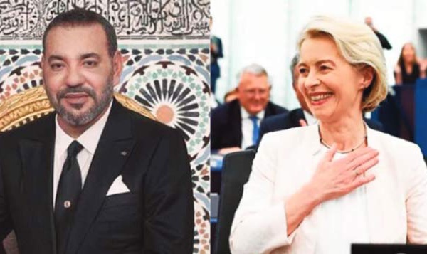 SM le Roi félicite Mme Ursula Von Der Leyen à l'occasion de son élection à la tête de la Commission européenne pour un nouveau mandat