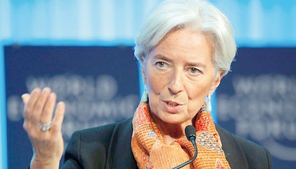 Lagarde voit une croissance mondiale plus faible que prévu