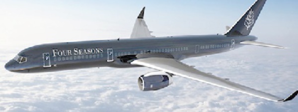 Four Seasons Private Jet atterrit à la ville ocre