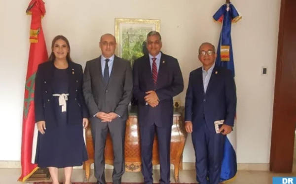 ​Entretien entre l’ambassadeur du Maroc en République dominicaine et le nouveau président du parlement centraméricain
