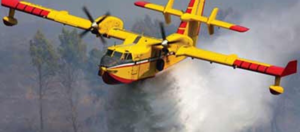 Déploiement de deux avions Canadair des FAR dans le cadre de la lutte contre les feux de forêt au Portugal