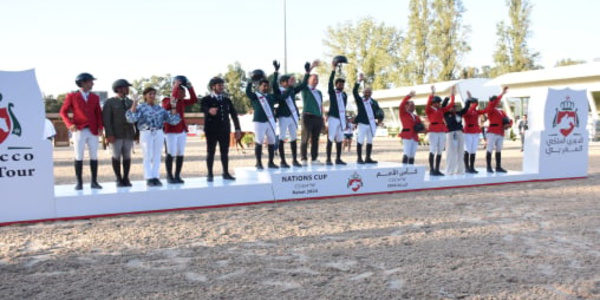 Etape de Rabat du Morocco Royal Tour de saut d'obstacles : L’équipe saoudienne remporte la Coupe des nations