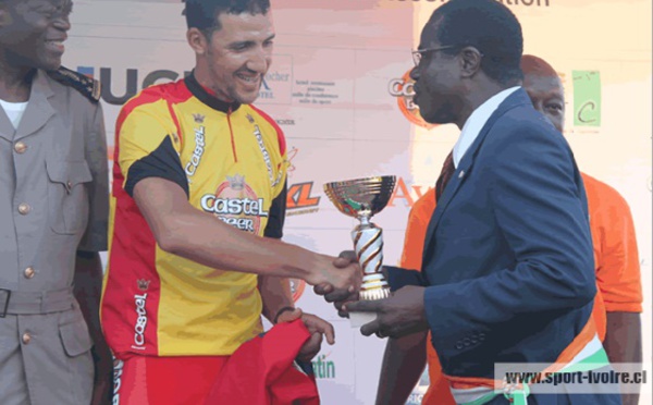 Lahssaïni conserve le maillot  jaune au Tour de la Côte d’Ivoire