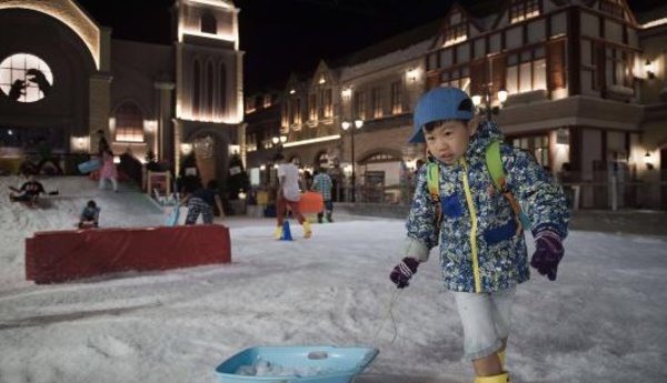 La neige, comble de l'exotisme en Thaïlande