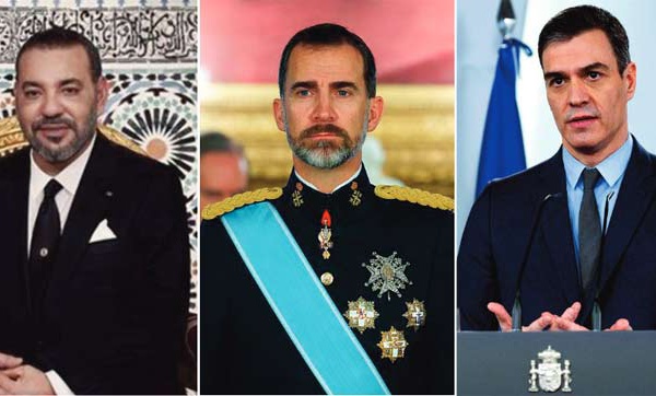 Message de condoléances et de compassion de SM le Roi aux Souverains d’Espagne et au Président du gouvernement espagnol