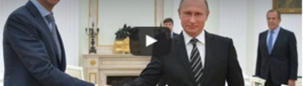 Guerre en Syrie - Bachar Al-Assad à Moscou pour remercier Poutine