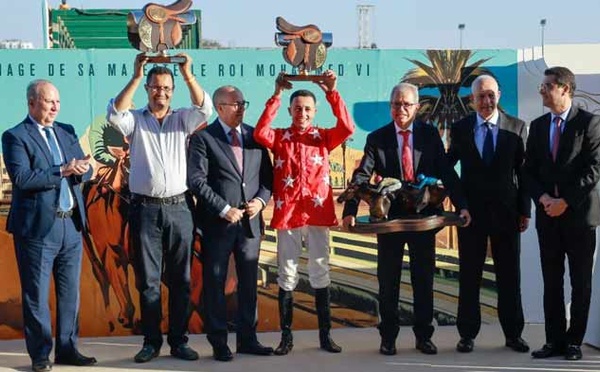 Le cheval "Ghasham" remporte le Grand Prix de SM le Roi Mohammed VI des pur-sang arabes