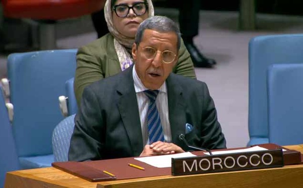 Devant le Conseil de sécurité, le Maroc appelle au respect du cessez-le-feu à Gaza et espère le lancement d'un vrai processus de paix au Moyen-Orient