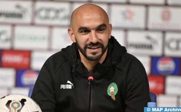 Walid Regragui: On espère donner une belle image du Maroc et gagner le titre