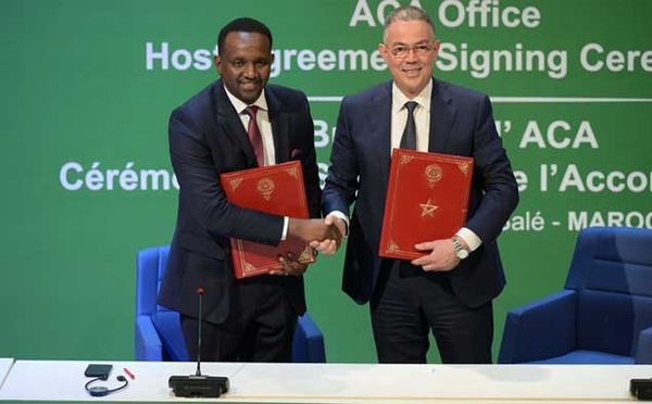 Signature de l'accord de siège pour l'installation au Maroc de l'Association des clubs africains