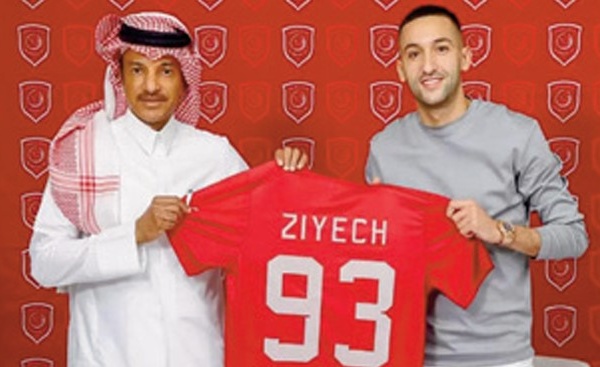 Hakim Ziyech rejoint Al Duhail qatari
