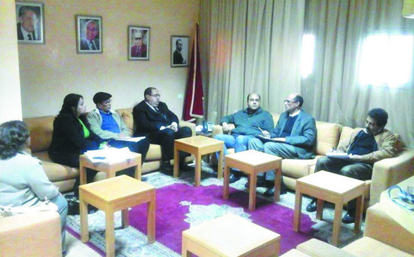Driss Lachguar s’entretient avec les membres du Bureau central de l’AMDH
