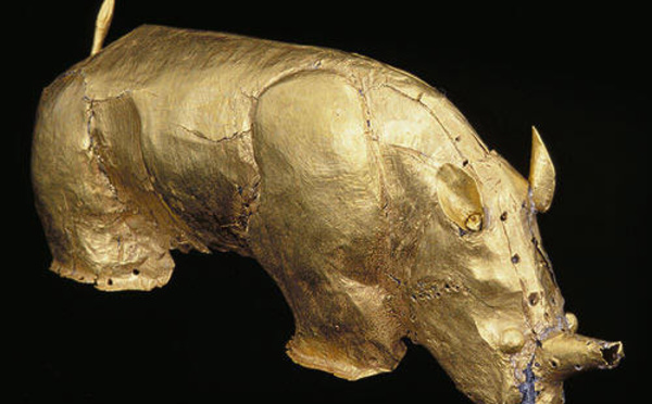 Avec le rhinocéros en or, l'Afrique du Sud redécouvre son histoire