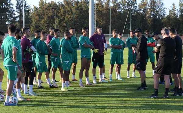 L’équipe nationale des natifs de 2000 et plus en stage de préparation à Maâmora