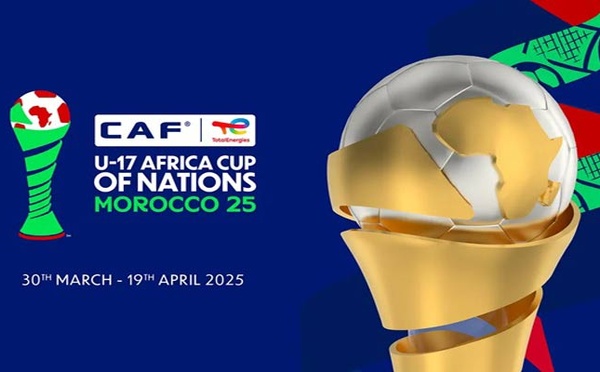 CAN U17: La CAF dévoile les nouveaux trophées et le logo de la compétition