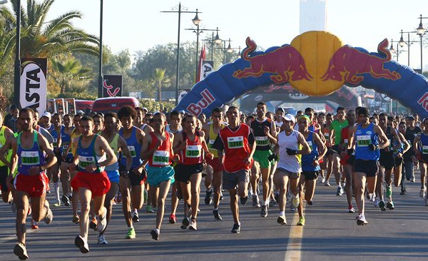 Participation de plus de 7000 athlètes au Marathon international de Marrakech