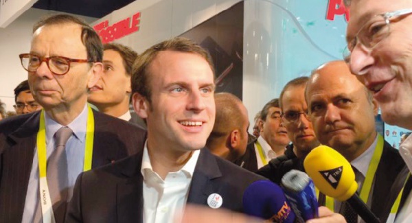 A Las Vegas, Macron défend la politique de Bruxelles face aux géants du Net