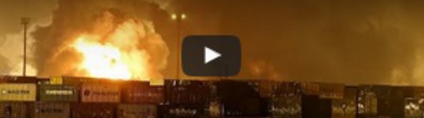 Alerte chimique après un incendie dans le plus grand port brésilien dans l'Etat de São Paulo