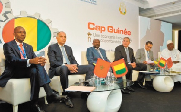 Signature de conventions entre les secteurs privés maroco-guinéens