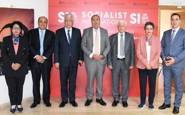 Le Premier secrétaire de l’USFP reçoit Abbas Zaki, membre du Comité central du Fatah